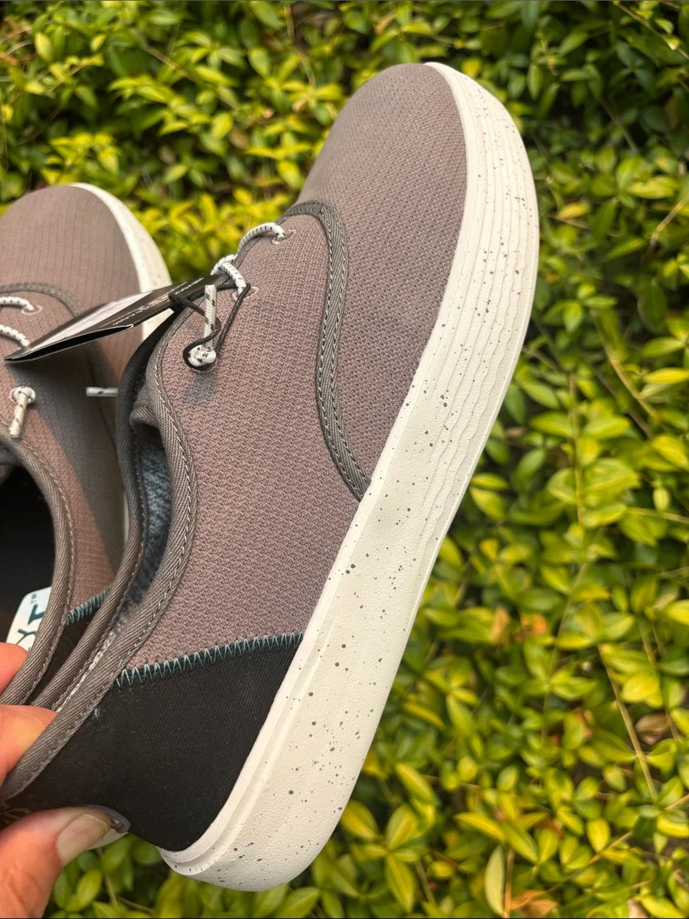 Hey Dude Men’s Slip-On Loafers in Charcoal